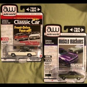 Auto World Classic 1967 Cadillac Eldorado and 1970 Dodge Challenger RT